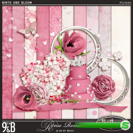 Свадебный скрап-набор - Розовая романтика 
