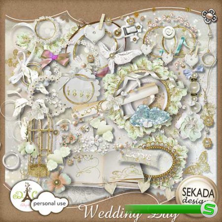 Свадебный скрап-комплект - День свадьбы 