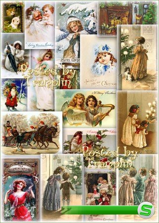 Новогодний и Рождественский винтаж – Открытки, картинки постеры
