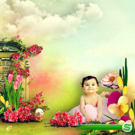 Романтический скрап-набор - Цветущая весна 
