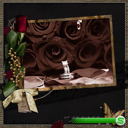Винтажный скрап-комплект - Винтажные розы 