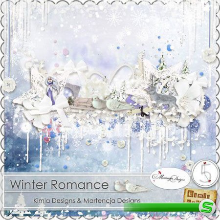 Зимний скрап-комплект - Зимняя романтика 