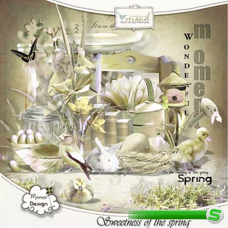 Весенний мини скрап-комплект - Сладость весны 