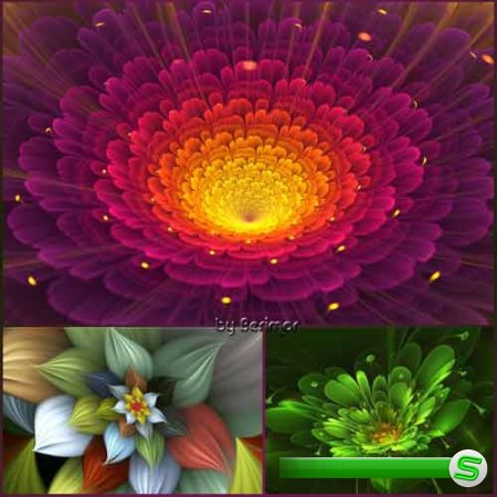  Необычные и всевозможные векторные цветы