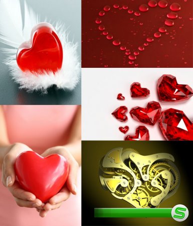Фотосток: Сердечки и сердца ко Дню Святого Валентина №6