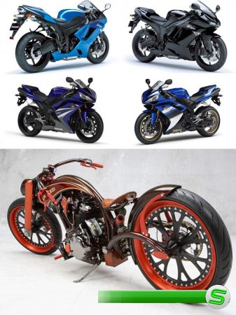 Подборка растровых изображений мотоциклов
