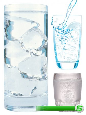 Стакан с водой и минералкой (подборка изображений)