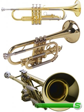 Духовые инструменты: Труба (клипарт)