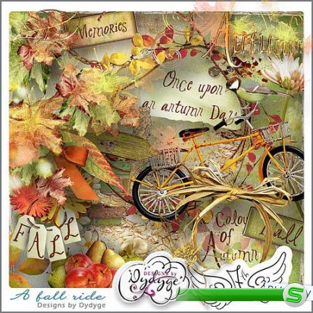 Осенний скрап-комплект - A fall ride 