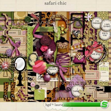 Гламурный скрап-комплект - Safari Chic 