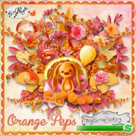 Осенний скрап-комплект - Orange peps 