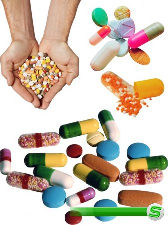 Таблетки, пилюли, лекарственные препараты (подборка изображений)