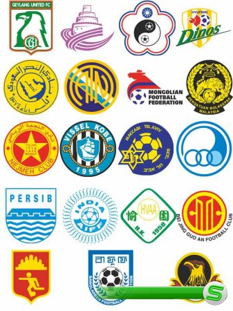 Логотипы и эмблемы футбольных команд Азии
