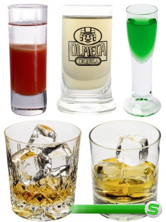 Спиртные напитки и коктейли (подборка изображений)