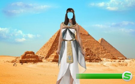  Шаблон для девушек - Костюм египтянки 