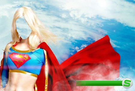  Шаблон для девушек - Superwoman 