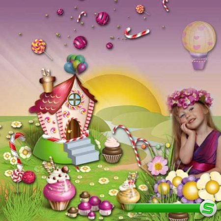 Детский скрап-набор - CandyLand 