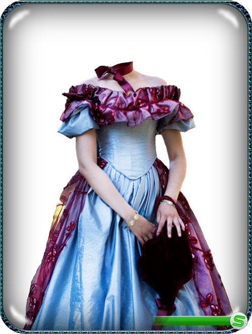 Шаблон - В платье 19 века