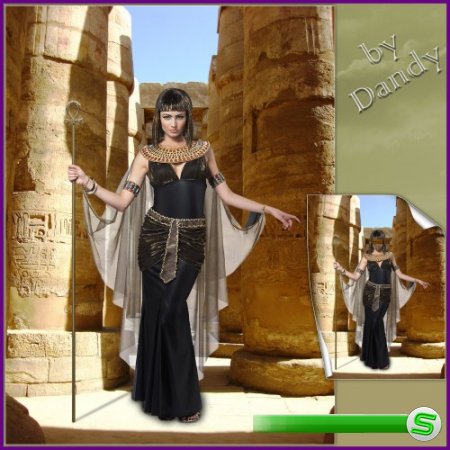 Шаблон для фотошопа - Царица Египта