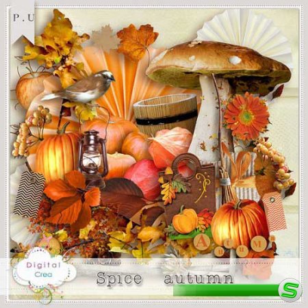 Осенний скрап-комплект - Пикантность осени 