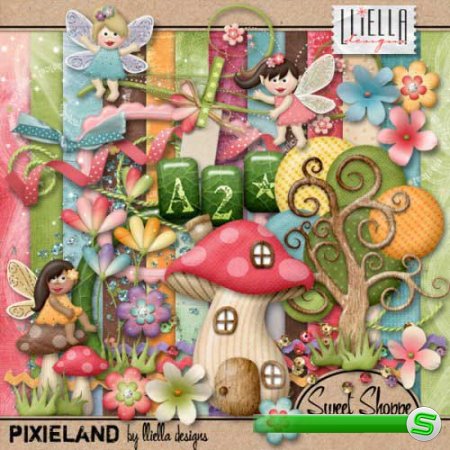Детский скрап-набор - Pixieland 