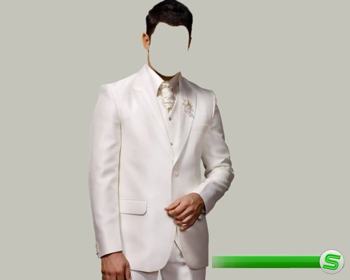 Шаблон -Белый костюм