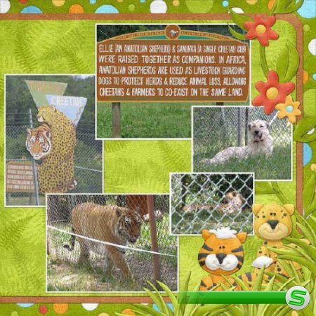 Детский скрап-набор - Hullaba зоопарк и веселые джунгли