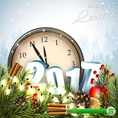 PSD исходник - Новый год нам дарит волшебство 28