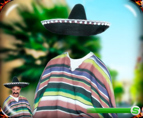 Костюм для фотографии - Мексиканец в шляпе