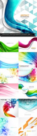 Bright colorful abstract backgrounds vector - 66