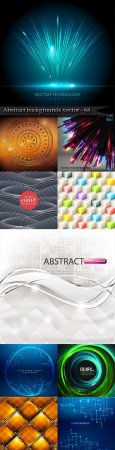 Bright colorful abstract backgrounds vector - 68