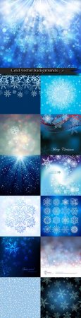 Cold vector backgrounds - 3