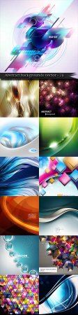 Bright colorful abstract backgrounds vector - 74