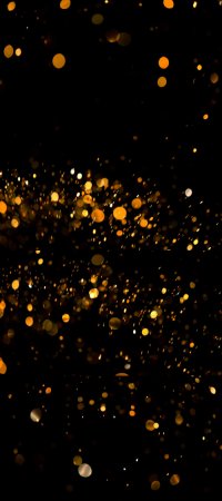 Gold glitter bokeh video background
