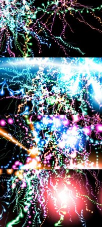 Super Crazy Colorful Particle Array