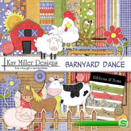 Детский скрап-набор - Barnyard Dance