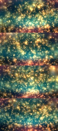 Colorful Sparkling Starfield