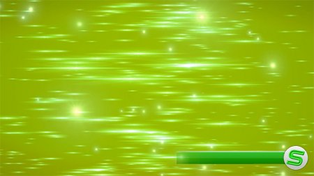 Bright Green Particle Field