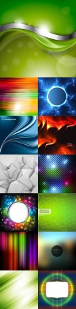 Bright colorful abstract backgrounds vector - 80