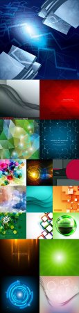 Bright colorful abstract backgrounds vector - 81