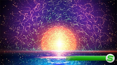 Particle Sunset Waves