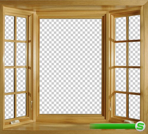 Картинки на прозрачном фоне - Окна