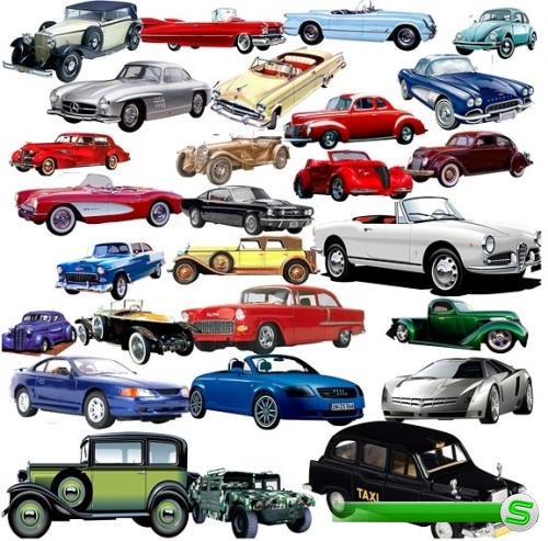 Картинки png -  Старинные автомобили