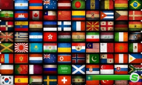 Фотошоп png -  Флаги стран
