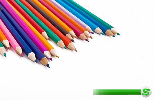 Png на прозрачном фоне - Цветные и простые карандаши