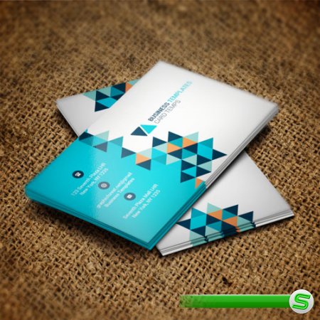 Blue pixel - business card