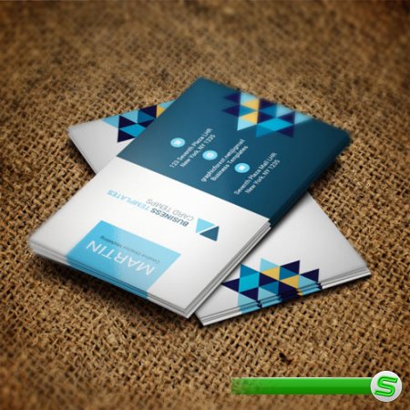 Rhombus - business card templates