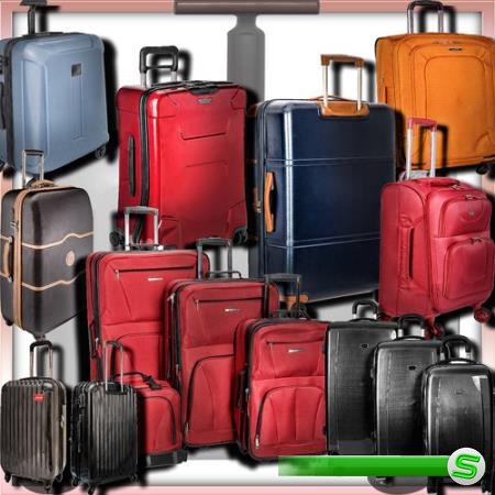 Растровые клипарты - Дорожные чемоданы