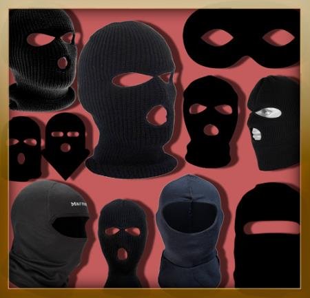 Png клипарты - Черные маски