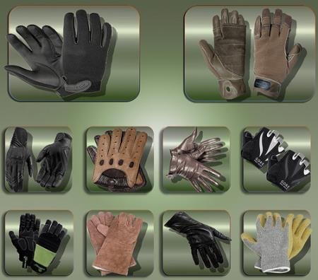 Картинки на прозрачном фоне - Женские и мужские перчатки